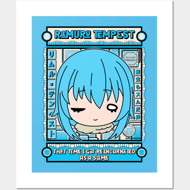 Rimuru Tempest - That Time I Got Reincarnated as a Slime Wall Art by InalZ